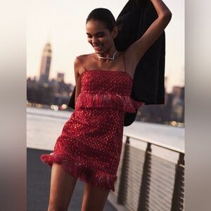 SAYLOR Red Mini Dress from Tuckernuck